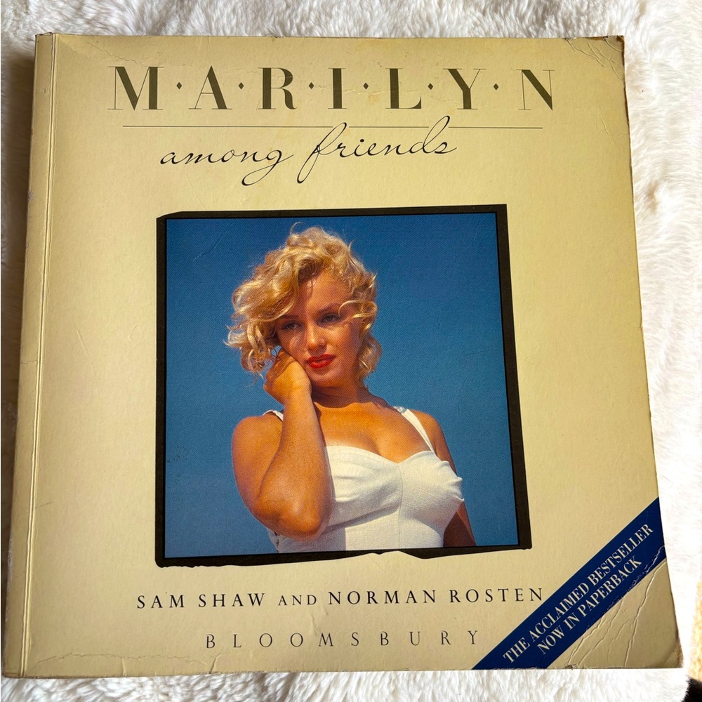 MARILYN AMONG FRIENDS Table Display  Decorative Book
